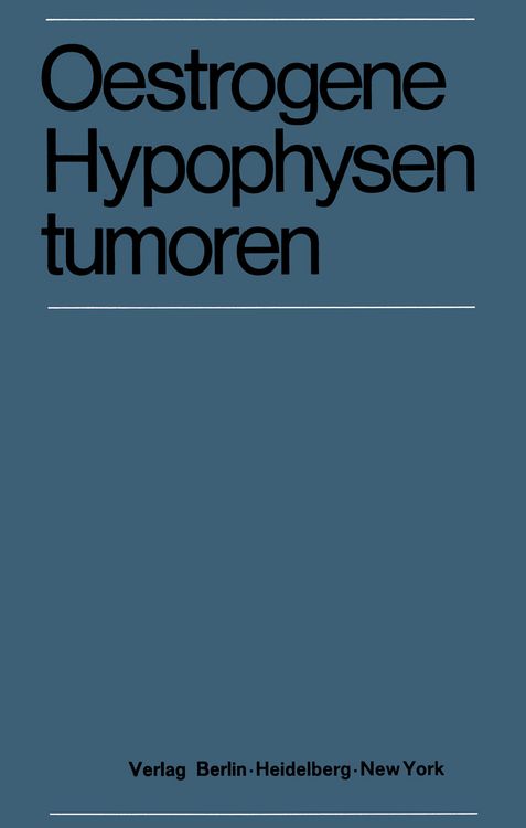 Produktbild: Oestrogene Hypophysentumoren