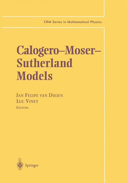 Produktbild: Calogero&mdash;Moser&mdash; Sutherland Models