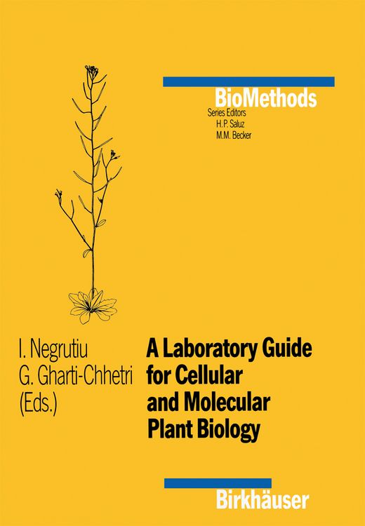 Produktbild: A Laboratory Guide for Cellular and Molecular Plant Biology