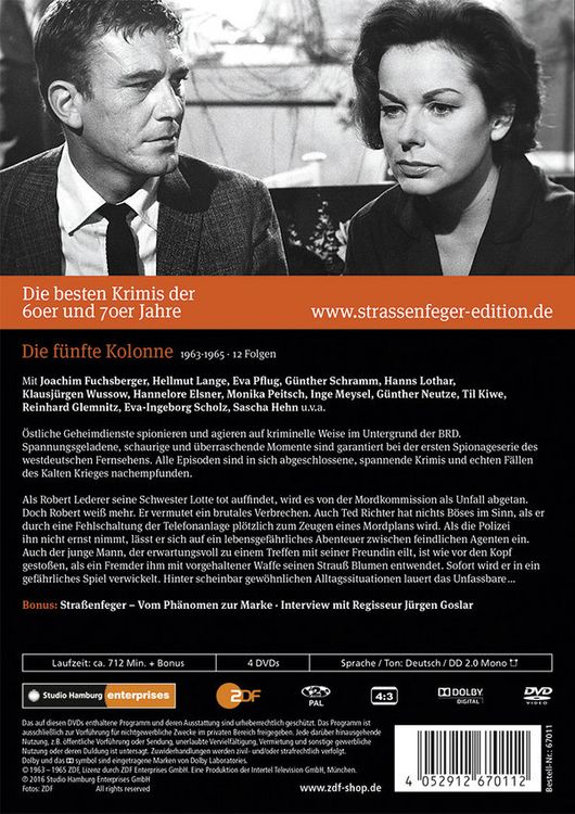 Produktbild: Stra&szlig;enfeger 13 - Die f&uuml;nfte Kolonne/Folge 01-12 [4 DVDs]
