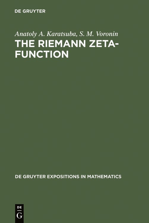 Produktbild: The Riemann Zeta-Function