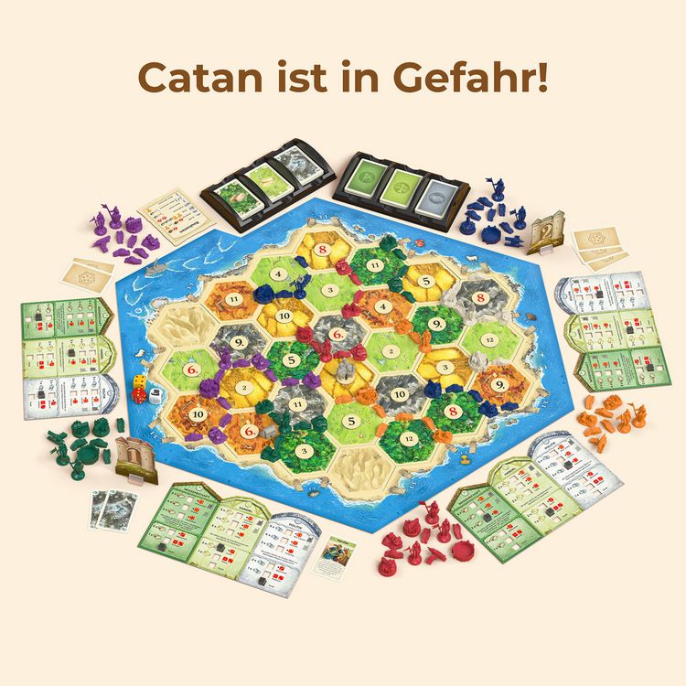 Produktbild: CATAN - St&auml;dte & Ritter - Erweiterung f&uuml;r 5-6 Personen