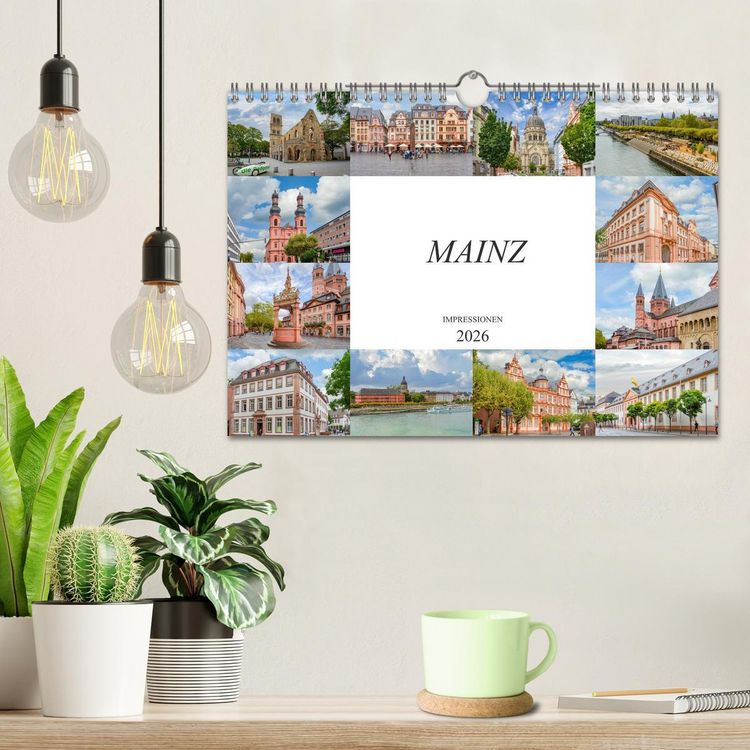 Produktbild: Mainz Impressionen (Wandkalender 2026 DIN A4 quer), CALVENDO Monatskalender