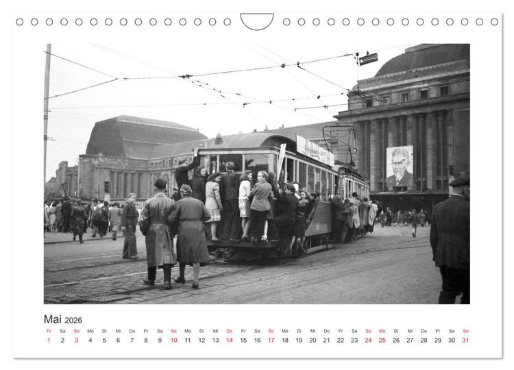 Produktbild: Leipzig : Fotografien von Karl Heinz Mai (1920-1964) (Wandkalender 2026 DIN A4 quer), CALVENDO Monatskalender