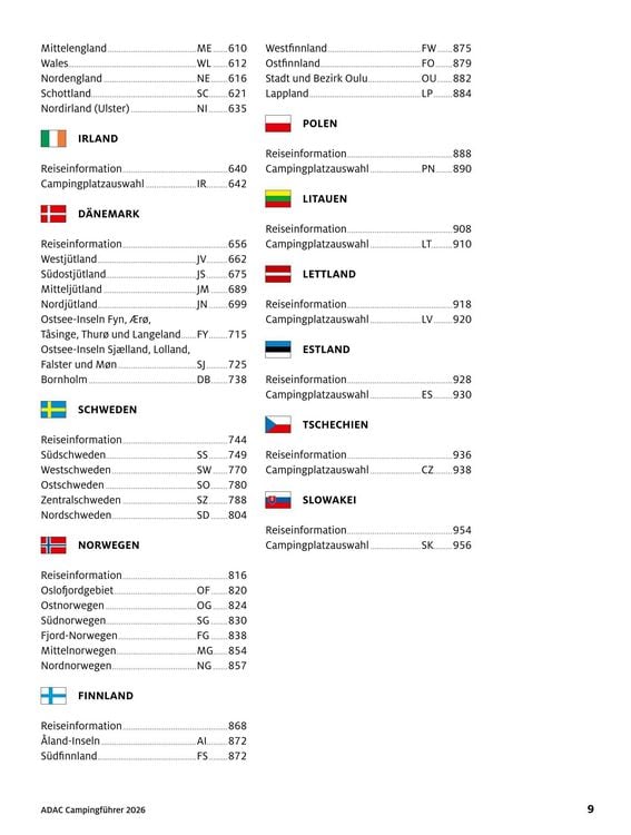Produktbild: ADAC Campingf&uuml;hrer Deutschland/Nordeuropa 2026