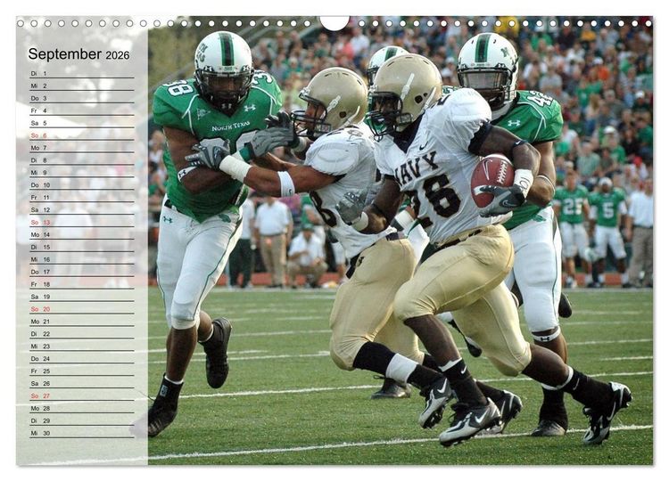 Produktbild: Sport. American Football (Wandkalender 2026 DIN A3 quer), CALVENDO Monatskalender