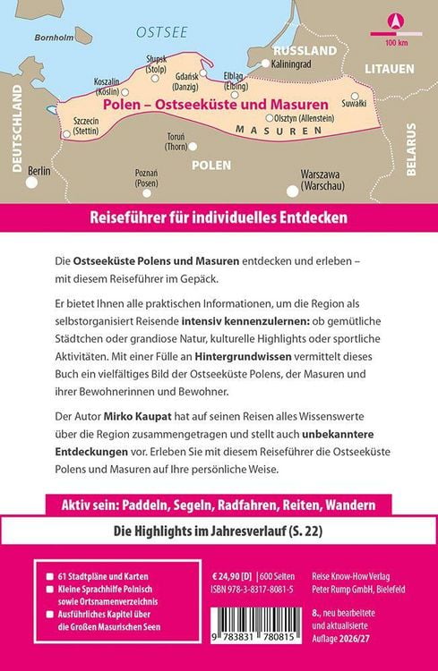 Produktbild: Reise Know-How Reisef&uuml;hrer Polen &ndash; Ostseek&uuml;ste und Masuren