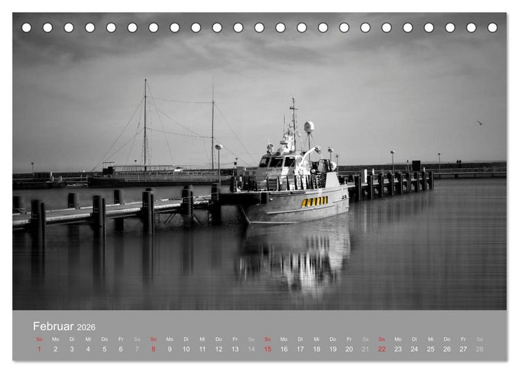 Produktbild: H&auml;fen der Ostsee (Tischkalender 2026 DIN A5 quer), CALVENDO Monatskalender