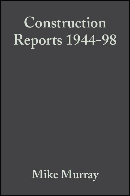 Produktbild: Construction Reports 1944-98