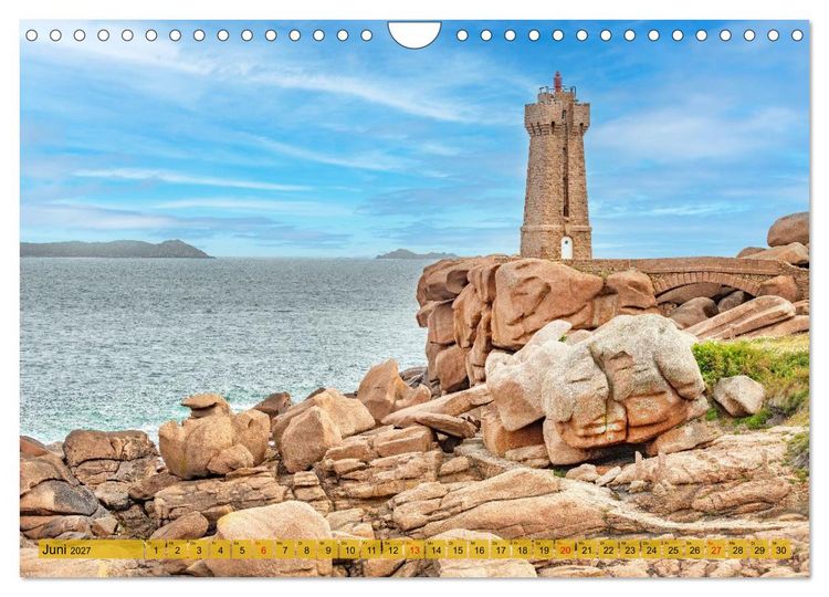 Produktbild: Bretagne, wild und sch&ouml;n (Wandkalender 2027 DIN A4 quer), CALVENDO Monatskalender