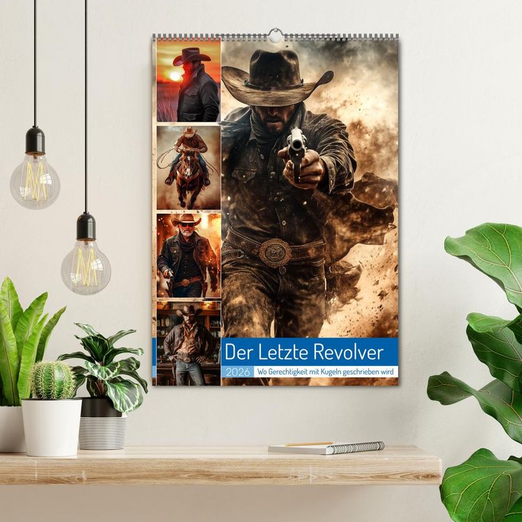 Produktbild: Der Letzte Revolver (Wandkalender 2026 DIN A2 hoch), CALVENDO Monatskalender