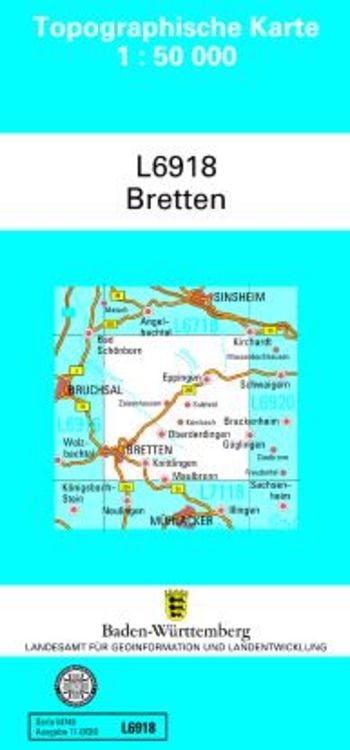 Bild vom Artikel Bretten 1 : 50 000 vom Autor LGL