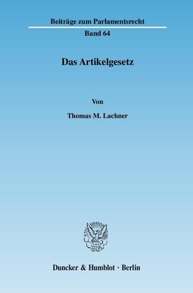 Produktbild: Das Artikelgesetz.