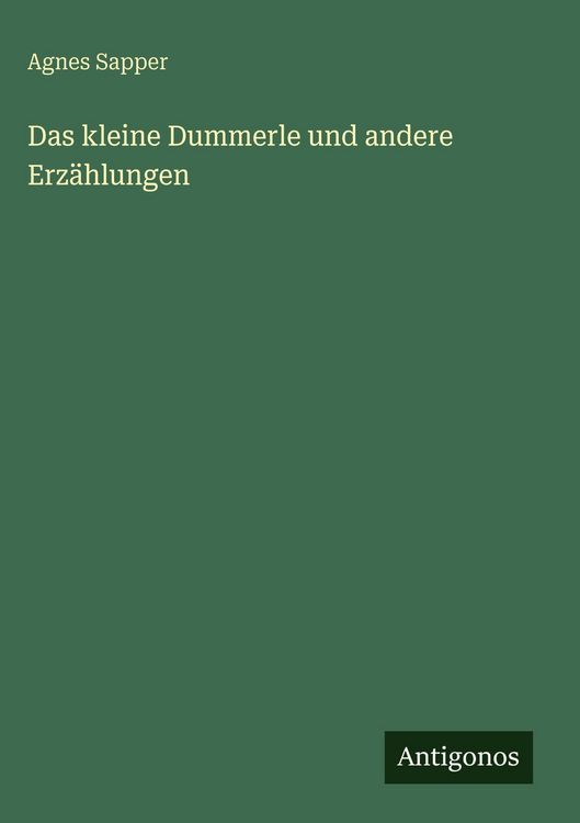 Produktbild: Das kleine Dummerle und andere Erz&auml;hlungen