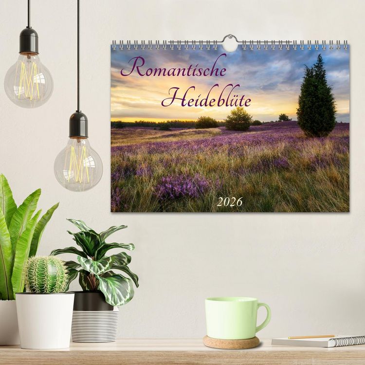 Produktbild: Romantische Heidebl&uuml;te (Wandkalender 2026 DIN A4 quer), CALVENDO Monatskalender