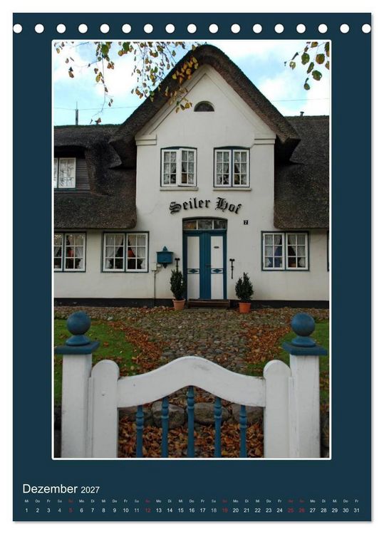Produktbild: Willkommen in Keitum auf Sylt (Tischkalender 2027 DIN A5 hoch), CALVENDO Monatskalender