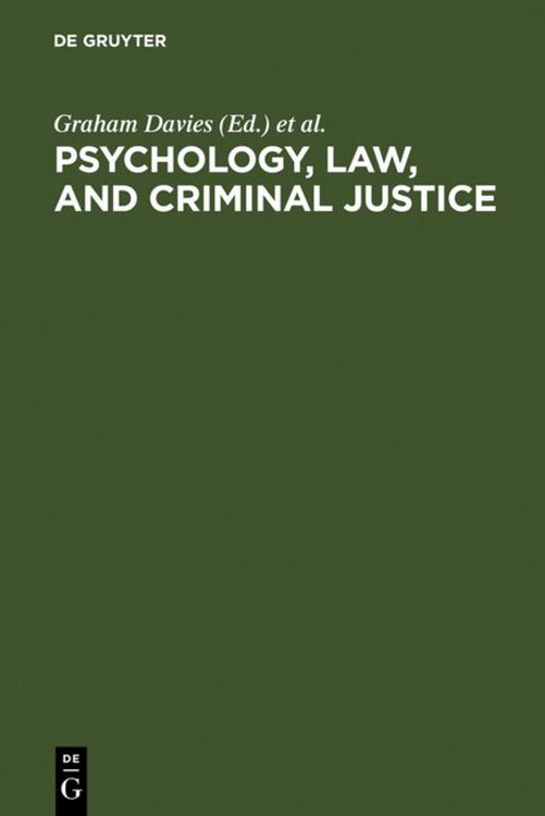 Produktbild: Psychology, Law, and Criminal Justice