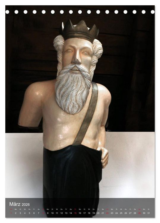 Produktbild: Galionsfiguren (Tischkalender 2026 DIN A5 hoch), CALVENDO Monatskalender