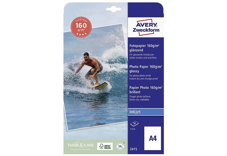 Produktbild: AVERY Zweckform Fotopapier Classic 160g/m&sup2; DIN A4 50 Blatt