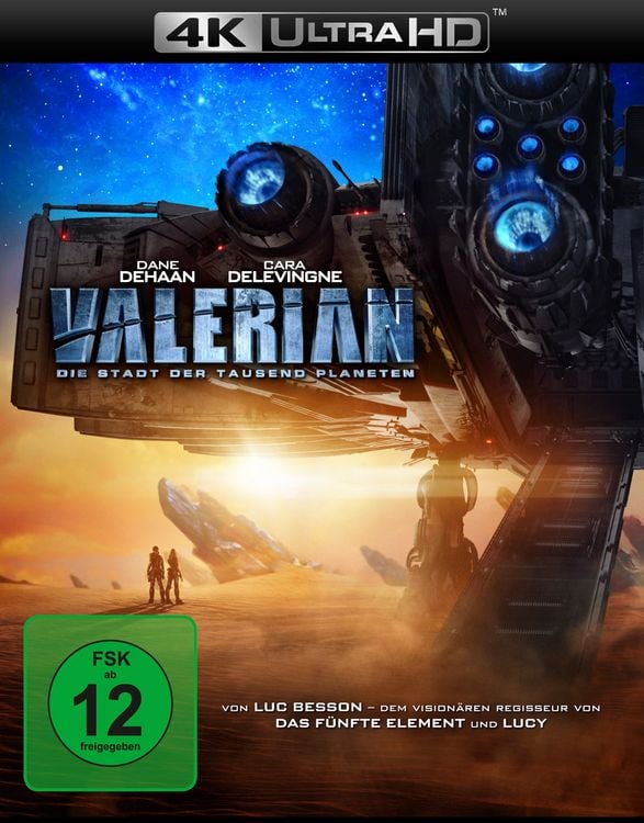 Produktbild: Valerian - Die Stadt der tausend Planeten (4K Ultra HD) (+ Blu-ray)