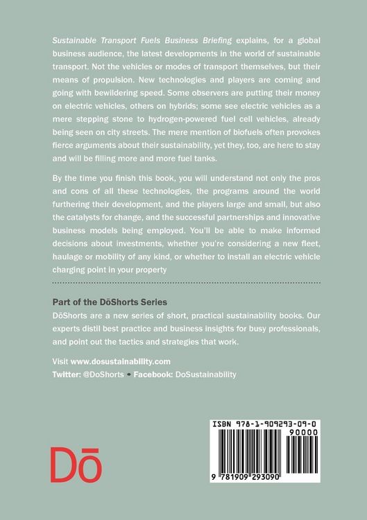 Produktbild: Sustainable Transport Fuels Business Briefing