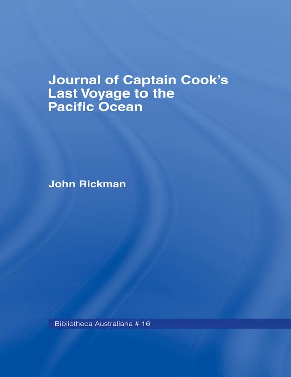 Produktbild: Journal of Captain Cook's Last Voyage
