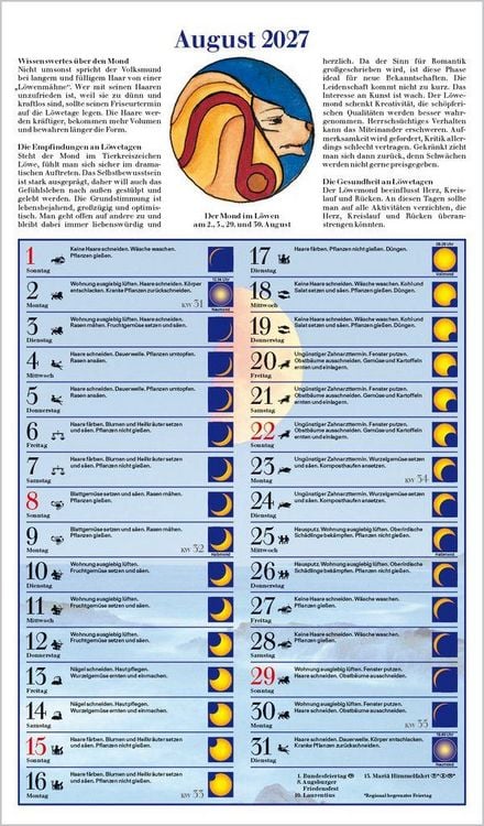 Produktbild: Mit dem Mond im Rhythmus 2027
