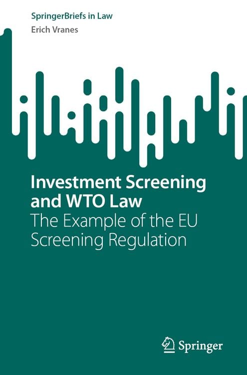 Produktbild: Investment Screening and WTO Law