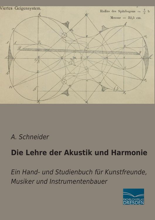 Produktbild: Die Lehre der Akustik und Harmonie