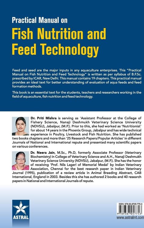 Produktbild: Practical Manual on Fish Nutrition and Feed Technology