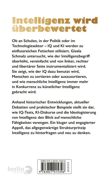 Produktbild: Fetisch Intelligenz