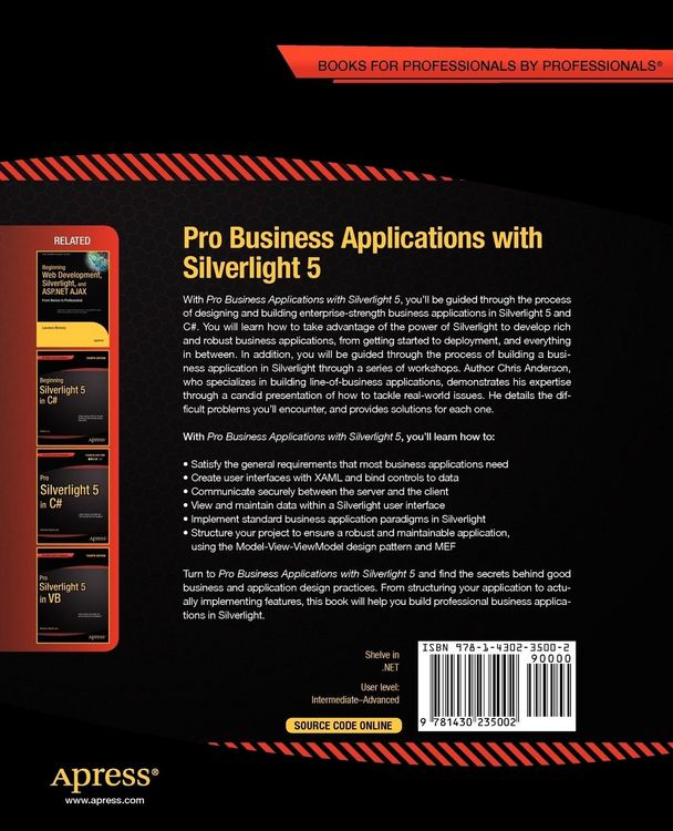 Produktbild: Pro Business Applications with Silverlight 5