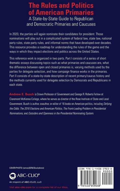 Produktbild: The Rules and Politics of American Primaries