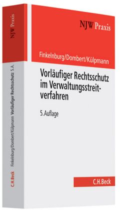 Produktbild: Vorl&auml;ufiger Rechtsschutz im Verwaltungsstreitverfahren