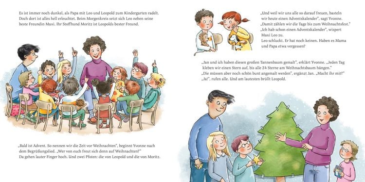 Produktbild: LESEMAUS 163: Leo und Leopold &ndash; Weihnachten im Kindergarten