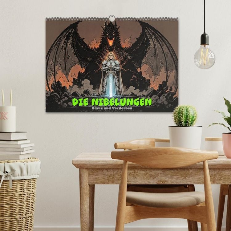 Produktbild: Die Nibelungen: Glanz und Verderben (Wandkalender 2027 DIN A3 quer), CALVENDO Monatskalender