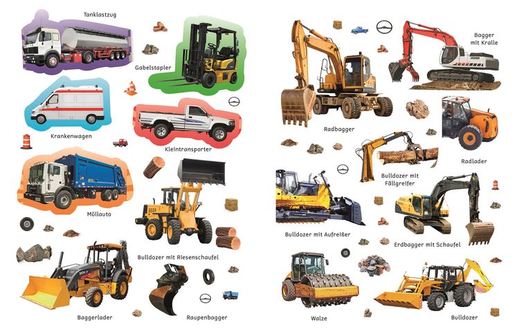 Produktbild: Sticker-Lexikon. Gro&szlig;e Fahrzeuge