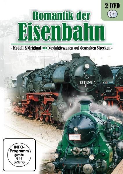 Produktbild: Romantik der Eisenbahn - Modell & Original und Nostalgieszenen auf Deutschen Strecken [2 DVDs]