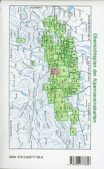 Produktbild: DAV Alpenvereinskarte 35/3 Zillertaler Alpen Ost 1 : 25 000 Wegmarkierung