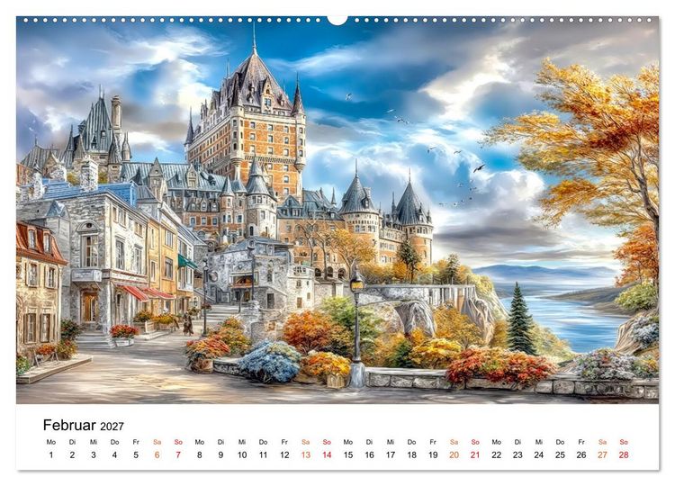 Produktbild: Kanada - Weite, Wasser, Wunder (Wandkalender 2027 DIN A2 quer), CALVENDO Monatskalender