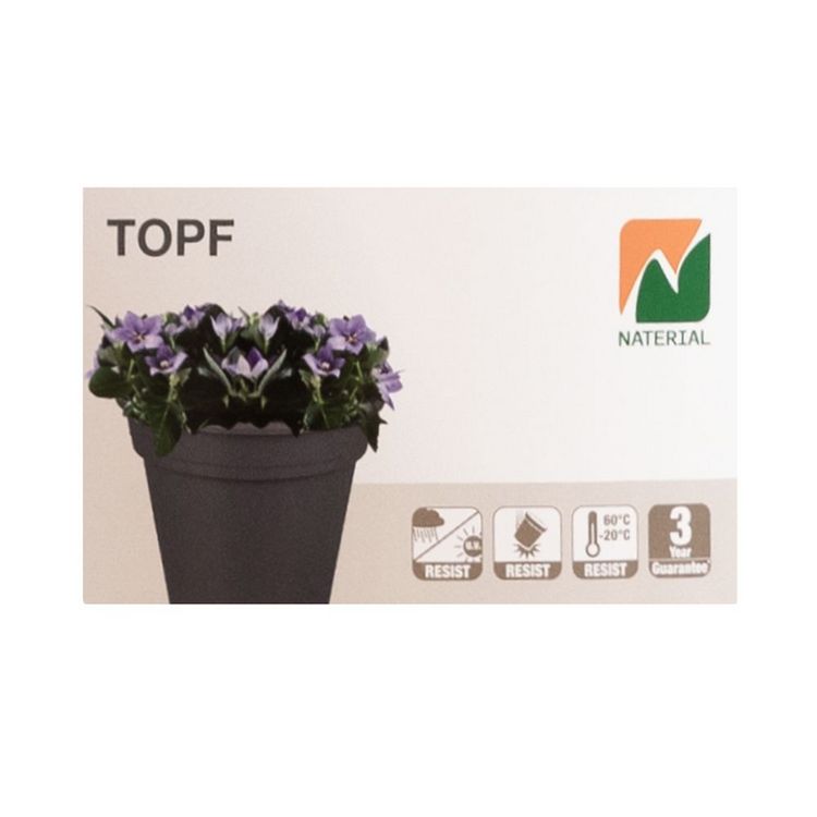 Produktbild: Blumentopf cranberry red &Oslash;40x34cm