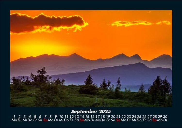 Produktbild: Berge 2025 Fotokalender DIN A5
