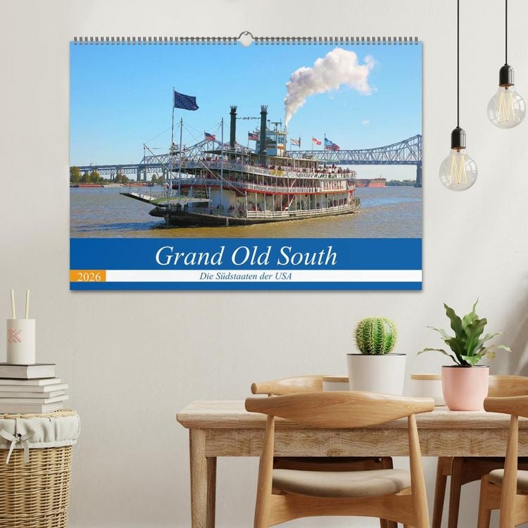 Produktbild: Grand Old South - Die S&uuml;dstaaten der USA (Wandkalender 2026 DIN A2 quer), CALVENDO Monatskalender