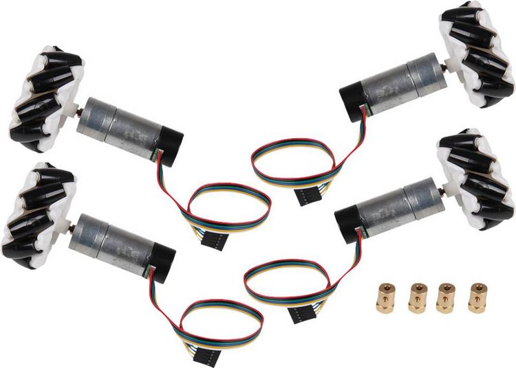 Produktbild: Joy-it Roboter Radsatz Omni Wheels Kit