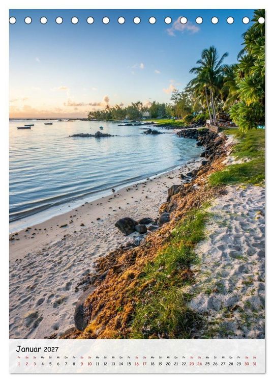 Produktbild: Mauritius &ndash; Insel der Farben und Tr&auml;ume (Tischkalender 2027 DIN A5 hoch), CALVENDO Monatskalender