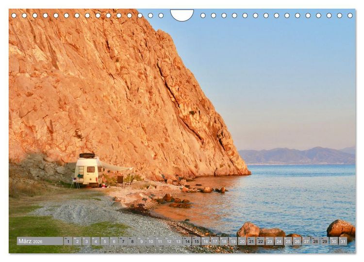 Produktbild: Vanlife, Camping - Freiheit - Weiterreisen (Wandkalender 2026 DIN A4 quer), CALVENDO Monatskalender