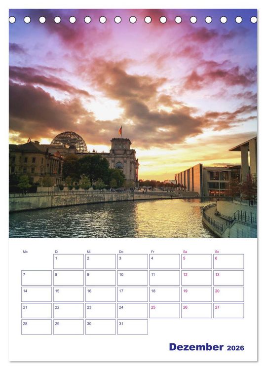 Produktbild: BERLIN geht immer (Tischkalender 2026 DIN A5 hoch), CALVENDO Monatskalender