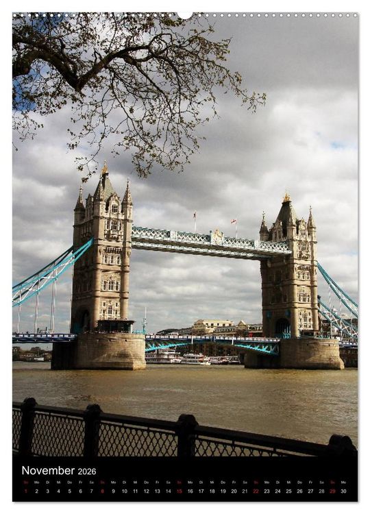 Produktbild: London - Impressionen (Wandkalender 2026 DIN A2 hoch), CALVENDO Monatskalender