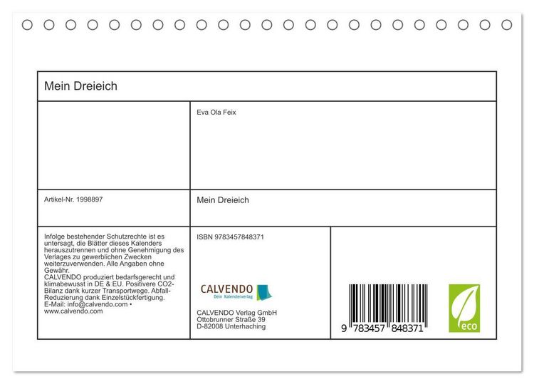 Produktbild: Mein Dreieich (Tischkalender 2026 DIN A5 quer), CALVENDO Monatskalender