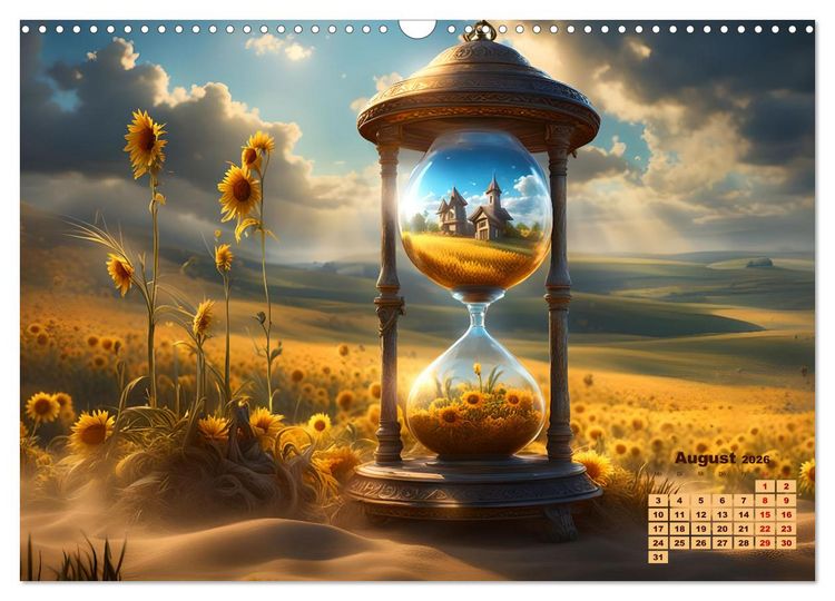 Produktbild: Magische Sanduhren (Wandkalender 2026 DIN A3 quer), CALVENDO Monatskalender